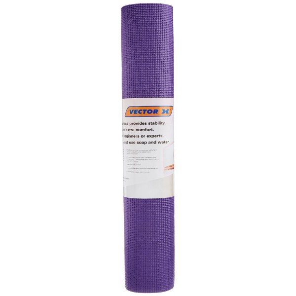 Vector X PVC Yoga Mat 6 mm (Purple)